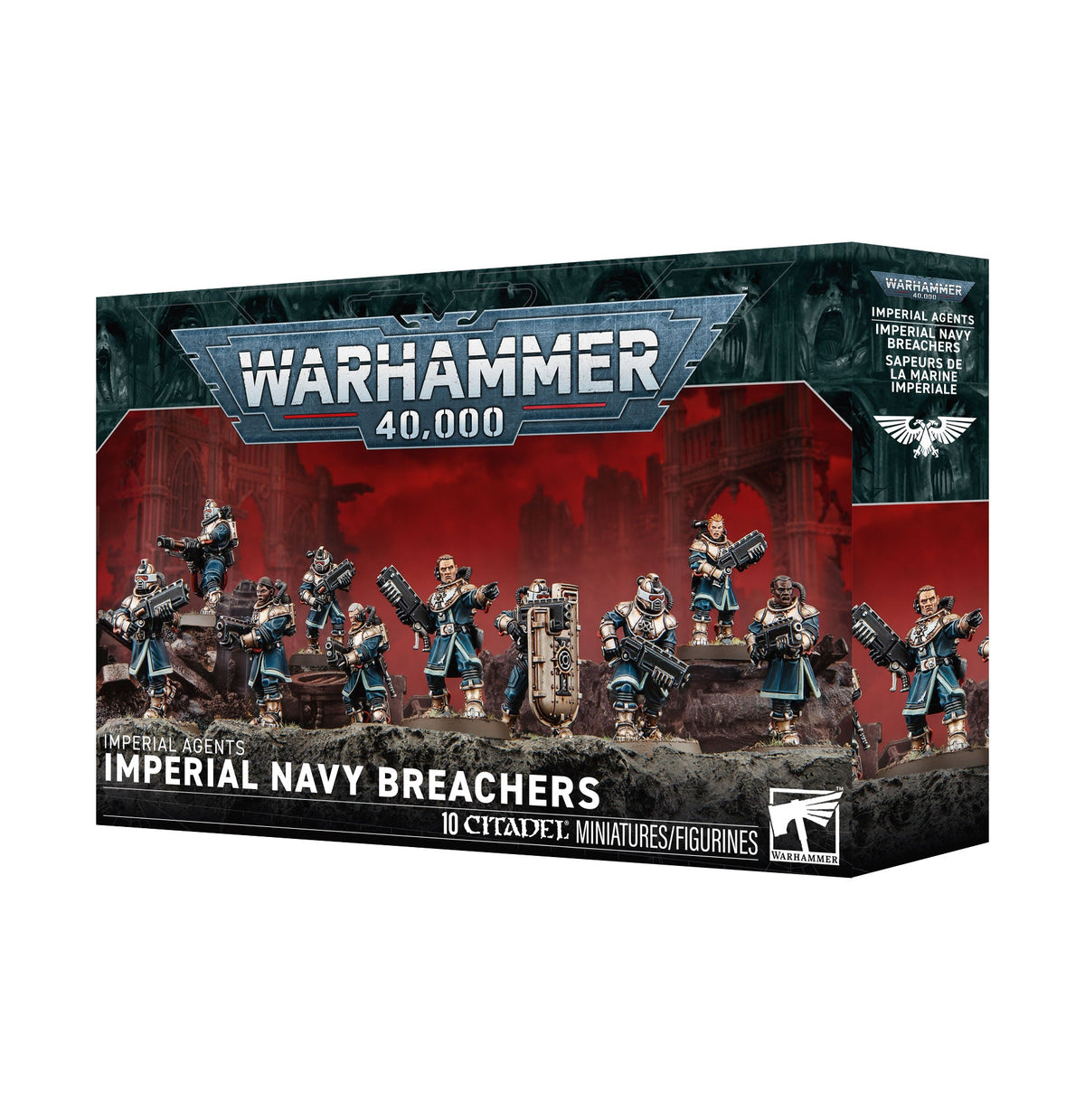 Warhammer 40k - Imperial Agents - Imperial Navy Breachers - Card Brawlers