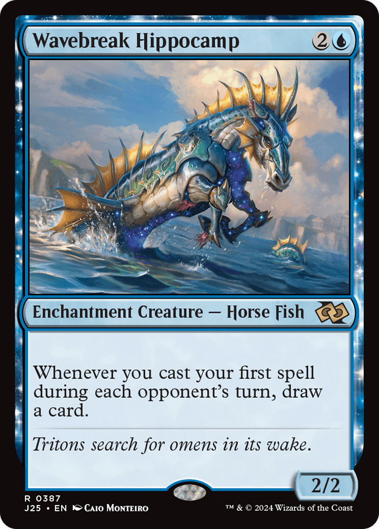Wavebreak Hippocamp [Foundations Jumpstart] - Card Brawlers