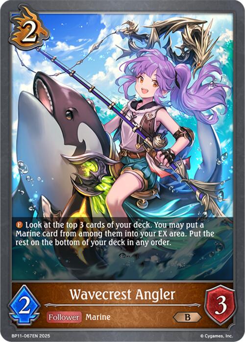 Wavecrest Angler (BP11 - 067EN) [Bullet of Fate] - Card Brawlers