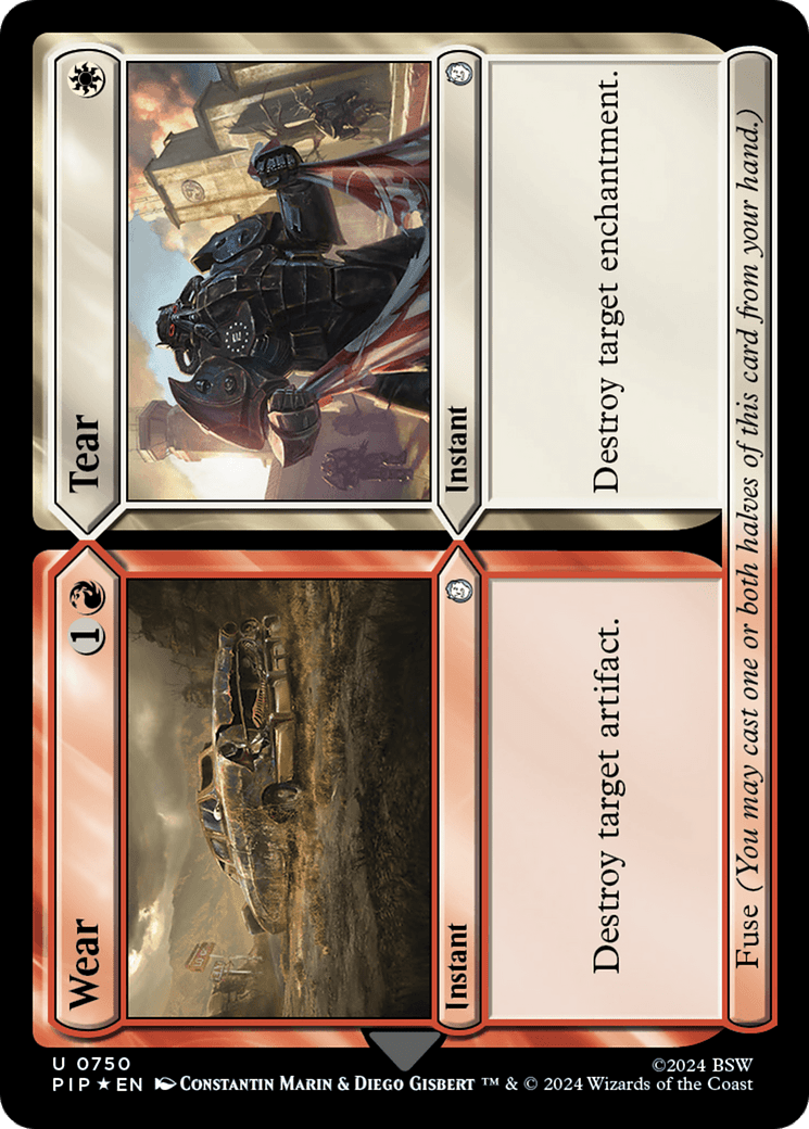 Wear // Tear (Surge Foil) [Fallout] - Card Brawlers