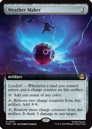 Weather Maker (Extended Art) (TMT-279) - Teenage Mutant Ninja Turtles Foil - Card Brawlers
