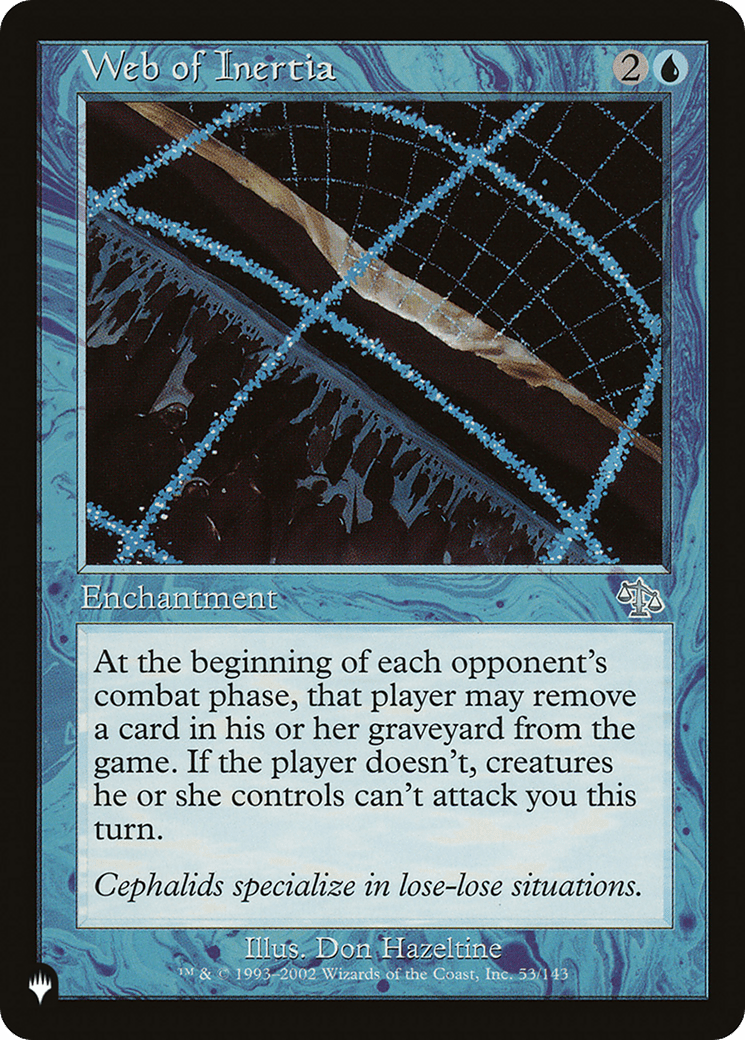 Web of Inertia [The List] - Card Brawlers
