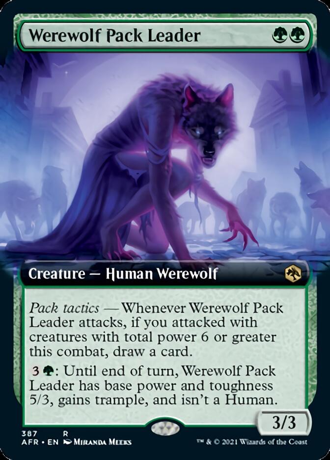 Werewolf Pack Leader (Extended Art) [Dungeons & Dragons: Adventures in the Forgotten Realms] - Card Brawlers