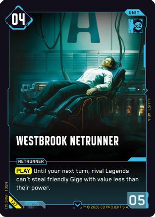 Westbrook Netrunner (127) - Welcome to Night City Retail - Card Brawlers