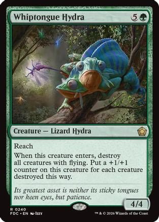 Whiptongue Hydra (FDC-240) - Commander: Foundations - Card Brawlers