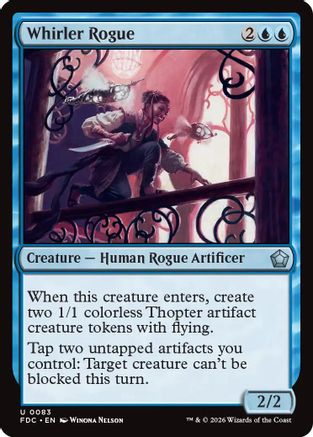 Whirler Rogue (FDC-083) - Commander: Foundations - Card Brawlers