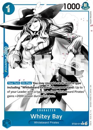 Whitey Bay (Parallel) (ST22-011) - Starter Deck 22: Ace & Newgate Foil - Card Brawlers