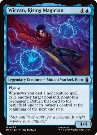 Wiccan, Rising Magician (MSH-083) - Marvel Super Heroes Foil - Card Brawlers