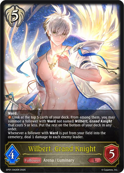 Wilbert, Grand Knight (SP01 - 042EN) [Seaside Memories] - Card Brawlers