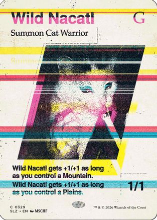 Wild Nacatl (0329) (SLZ-329) - Secret Lair x MSCHF: The Zeta Set - Card Brawlers
