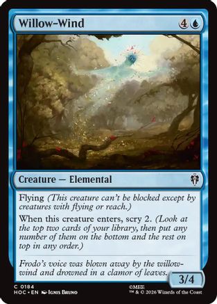 Willow-Wind (HOC-184) - The Hobbit: Eternal-Legal - Card Brawlers