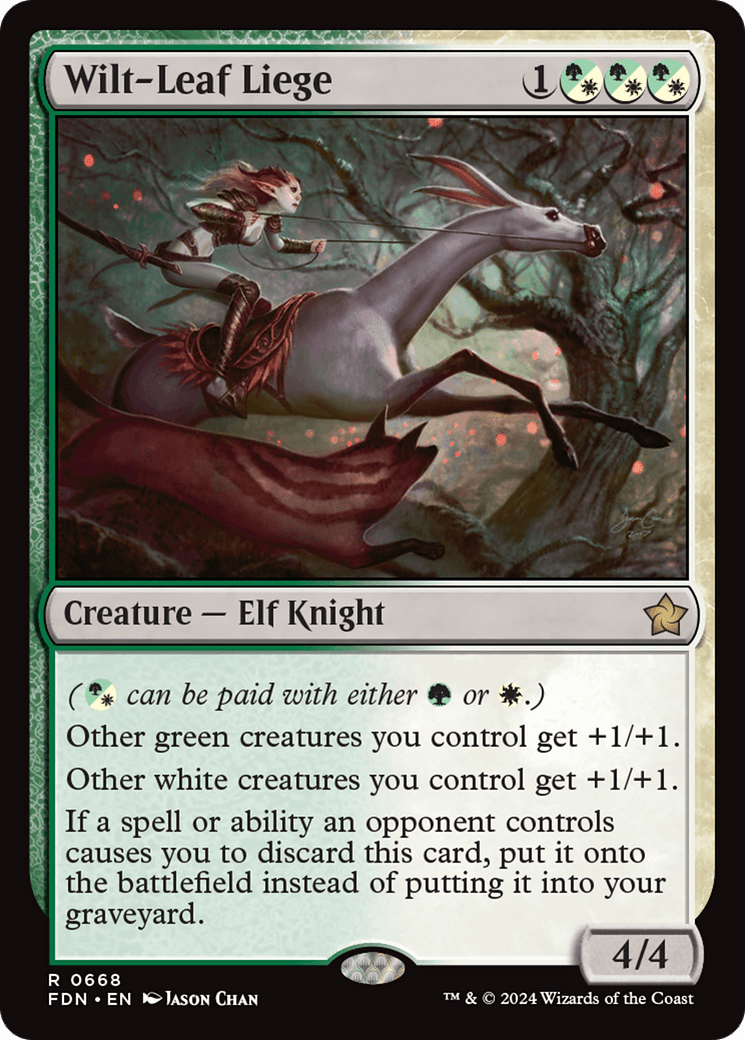 Wilt - Leaf Liege [Foundations] - Card Brawlers