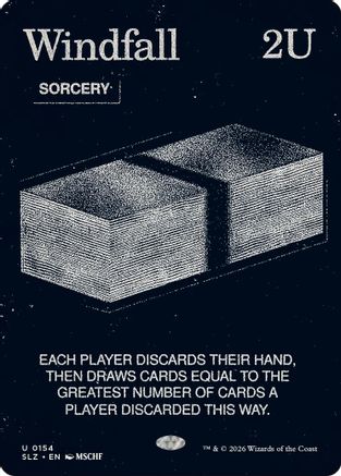 Windfall (0154) (SLZ-154) - Secret Lair x MSCHF: The Zeta Set - Card Brawlers