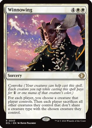 Winnowing (PPECL-043) - Promo Pack: Lorwyn Eclipsed - Card Brawlers