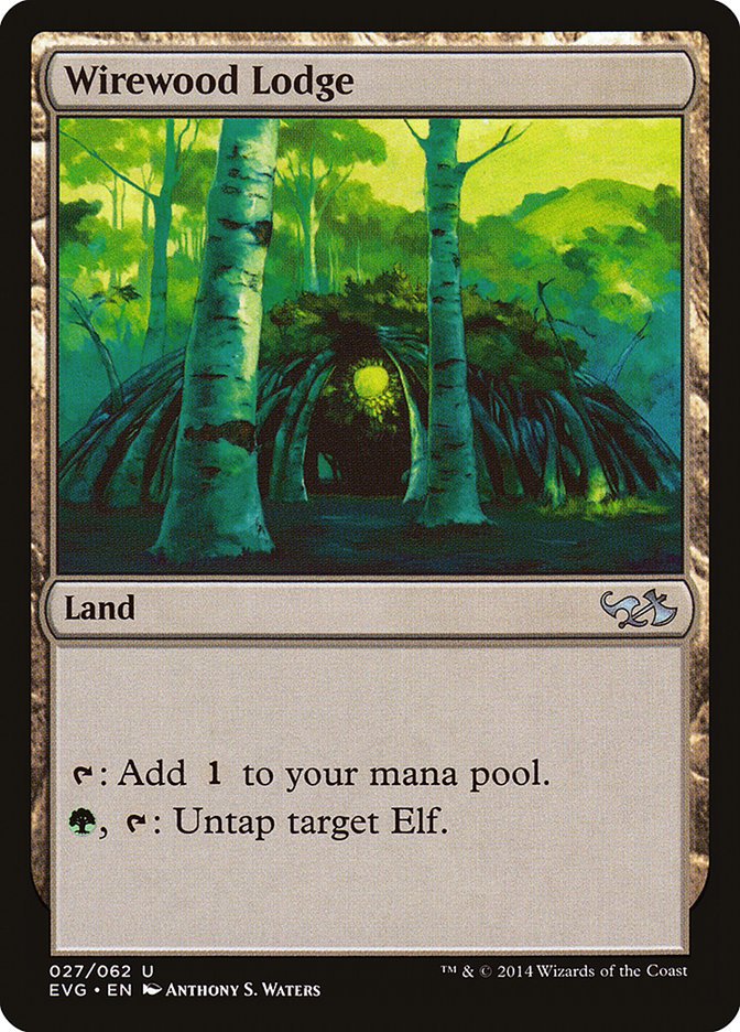 Wirewood Lodge (Elves vs. Goblins) [Duel Decks Anthology] - Card Brawlers