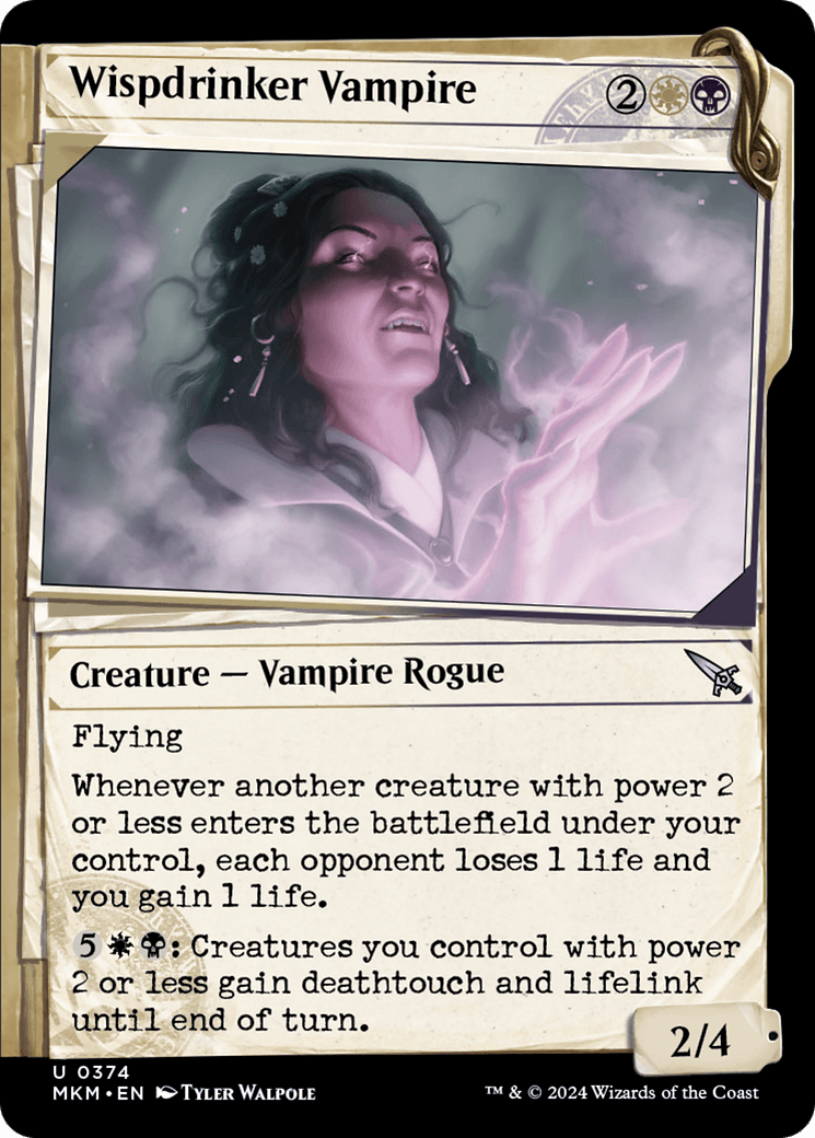 Wispdrinker Vampire (Showcase) [Murders at Karlov Manor] - Card Brawlers