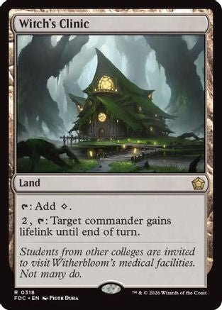 Witch's Clinic (FDC-318) - Commander: Foundations - Card Brawlers