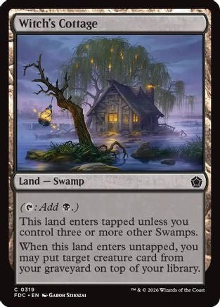 Witch's Cottage (FDC-319) - Commander: Foundations - Card Brawlers