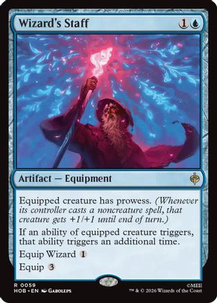 Wizard's Staff (HOB-059) - The Hobbit - Card Brawlers