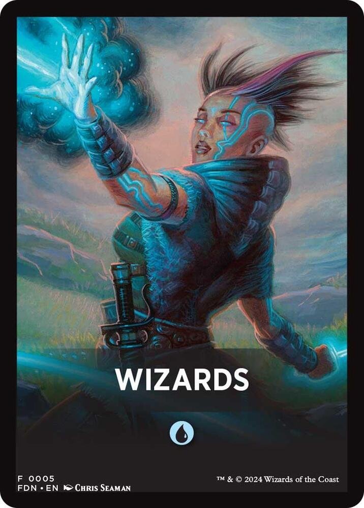 Wizards Theme Card [Foundations Tokens] - Card Brawlers