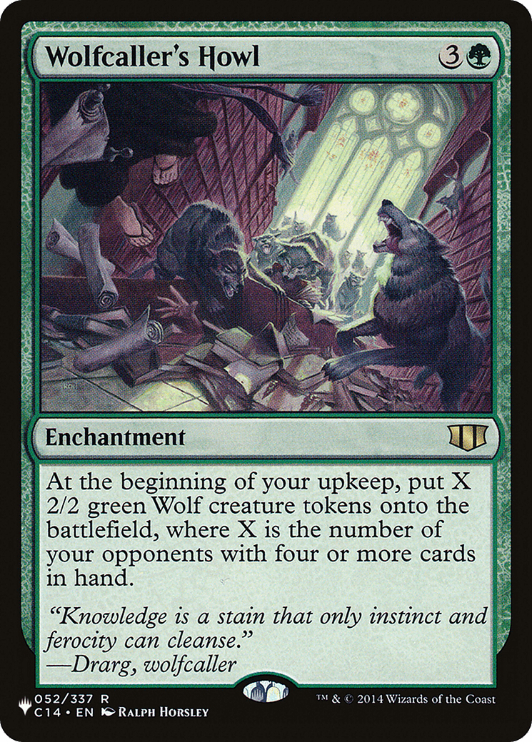 Wolfcaller's Howl [The List] - Card Brawlers