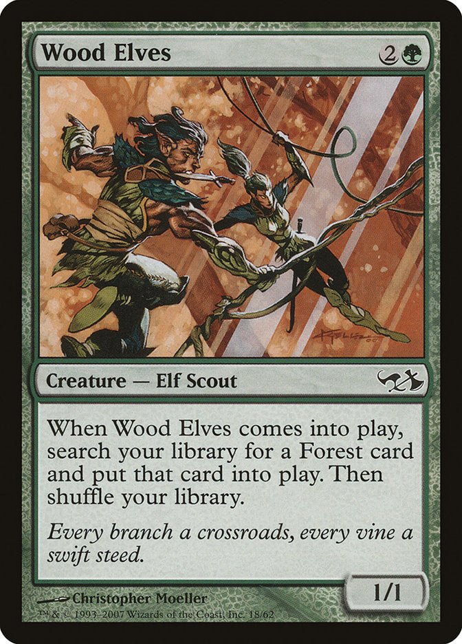 Wood Elves [Duel Decks: Elves vs. Goblins] - Card Brawlers