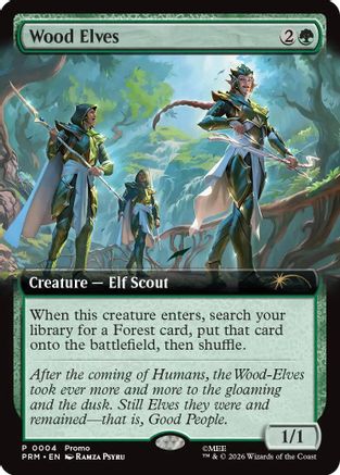 Wood Elves (Extended Art) (PRM-004) - Promo Pack: The Hobbit Foil - Card Brawlers