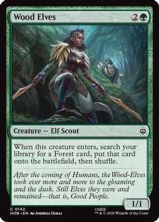 Wood Elves (HOB-142) - The Hobbit Foil - Card Brawlers