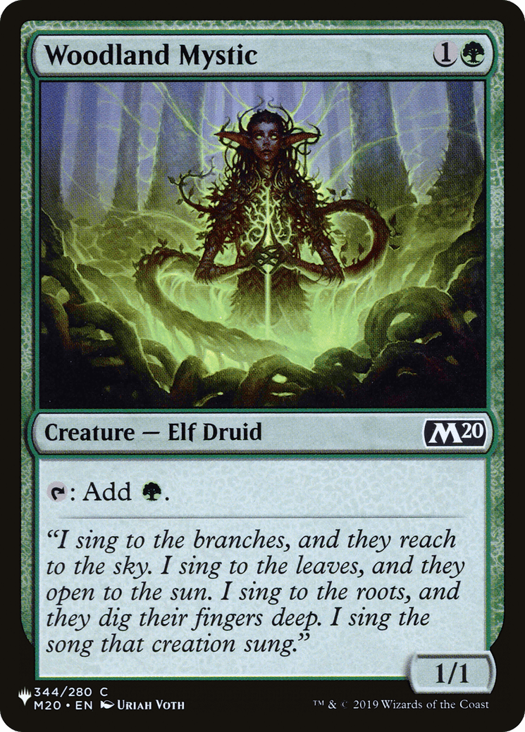 Woodland Mystic [The List] - Card Brawlers