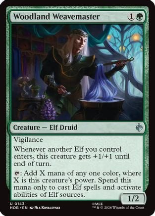 Woodland Weavemaster (HOB-143) - The Hobbit Foil - Card Brawlers