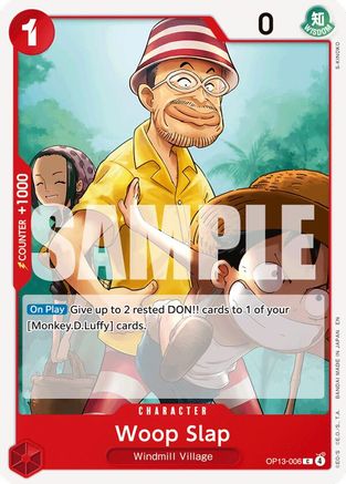 Woop Slap (OP13-006) - Carrying On His Will - Card Brawlers