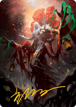 Wrenn and Seven Art Card (Gold - Stamped Signature) [Innistrad: Midnight Hunt Art Series] - Card Brawlers