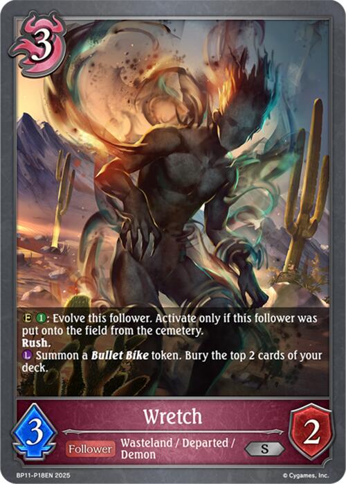Wretch - P18 (Foil) (BP11 - P18EN) [Bullet of Fate] - Card Brawlers