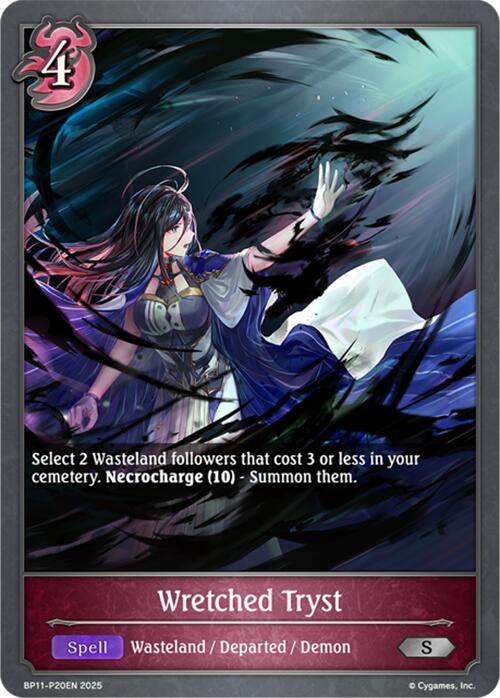 Wretched Tryst - P20 (Foil) (BP11 - P20EN) [Bullet of Fate] - Card Brawlers