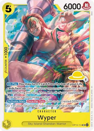Wyper (Luffy Deck) (OP15-114) - Set Sail Deck Set - Card Brawlers
