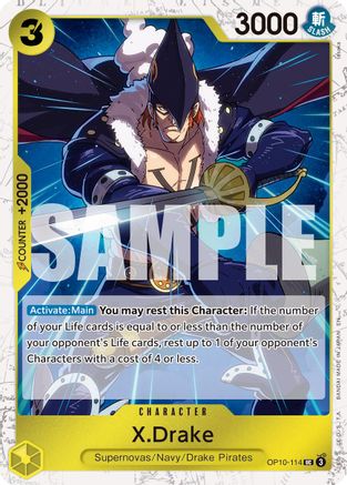 X.Drake (Pirate Foil) (OP10-114) - Premium Booster -The Best- Vol. 2 Foil - Card Brawlers