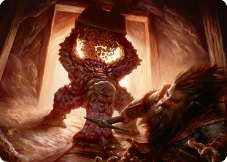 Xorn Art Card [Dungeons & Dragons: Adventures in the Forgotten Realms Art Series] - Card Brawlers