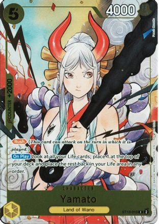 Yamato (Dash Pack 2025) (ST13-016) - One Piece Promotion Cards Foil - Card Brawlers