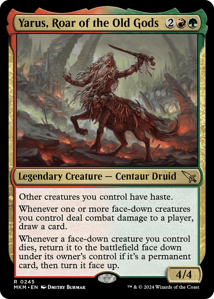 Yarus, Roar of the Old Gods [Murders at Karlov Manor] - Card Brawlers