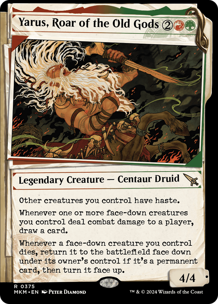 Yarus, Roar of the Old Gods (Showcase) [Murders at Karlov Manor] - Card Brawlers