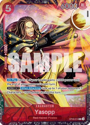 Yasopp (Championship 25-26 Offline Regionals Season 2) (OP09-013) - One Piece Promotion Cards Foil - Card Brawlers