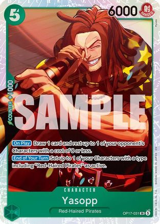 Yasopp (OP17-031) - The World's Strongest Warriors Foil - Card Brawlers