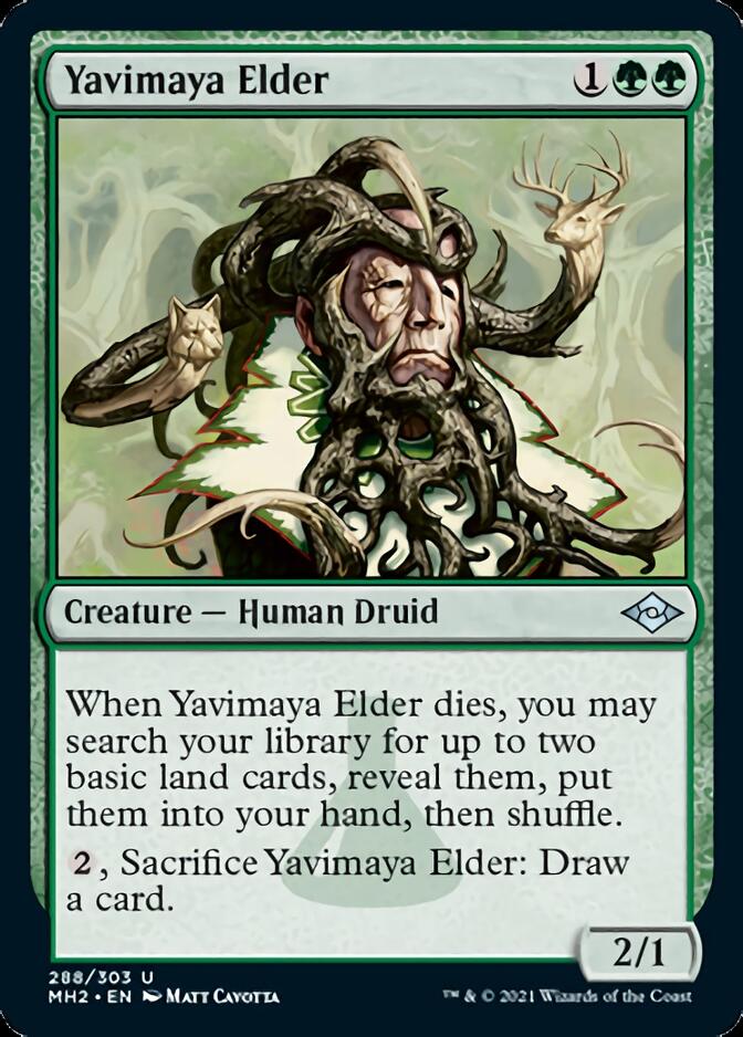 Yavimaya Elder (Foil Etched) [Modern Horizons 2] - Card Brawlers