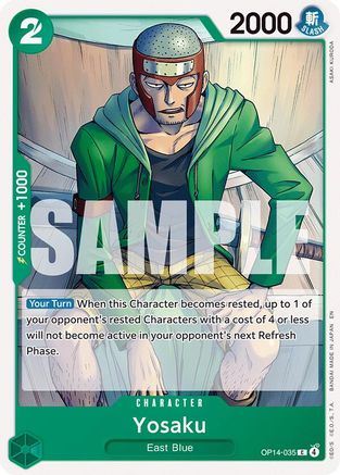 Yosaku (OP14-035) - The Azure Sea's Seven - Card Brawlers