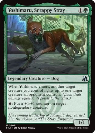 Yoshimaru, Scrappy Stray (FRA-269) - Reality Fracture Foil - Card Brawlers