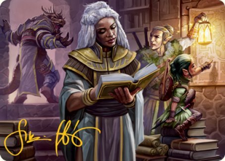 You Find the Villains' Lair Art Card (Gold - Stamped Signature) [Dungeons & Dragons: Adventures in the Forgotten Realms Art Series] - Card Brawlers