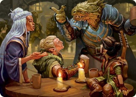 You Meet in a Tavern Art Card [Dungeons & Dragons: Adventures in the Forgotten Realms Art Series] - Card Brawlers