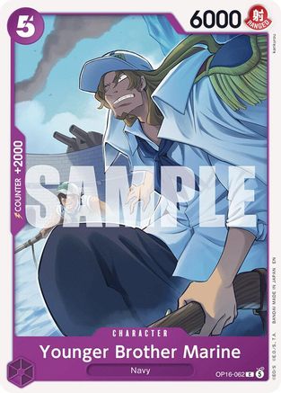 Younger Brother Marine (OP16-062) - The Time of Battle - Card Brawlers