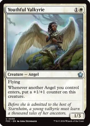 Youthful Valkyrie (FDC-058) - Commander: Foundations - Card Brawlers
