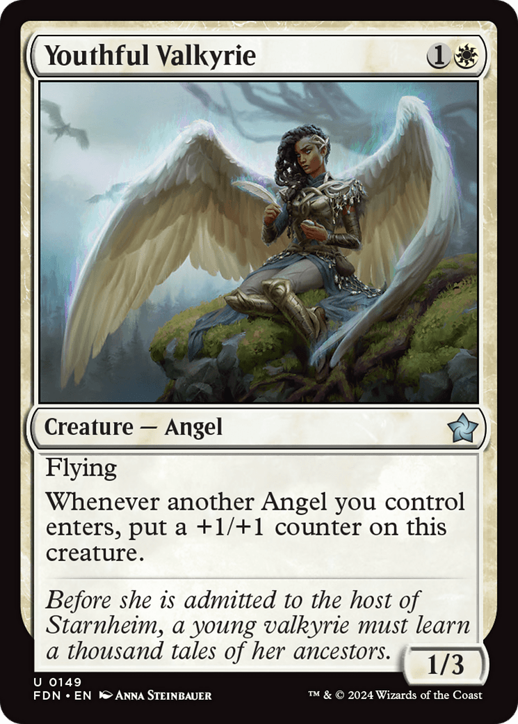 Youthful Valkyrie [Foundations] - Card Brawlers